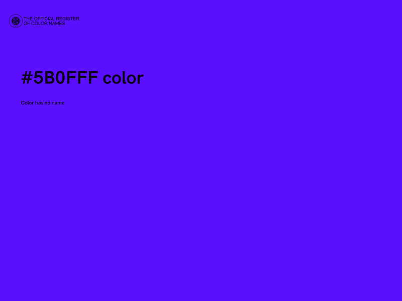 #5B0FFF color image