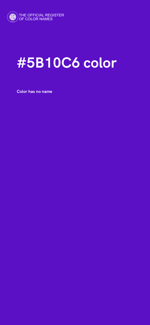 #5B10C6 color image