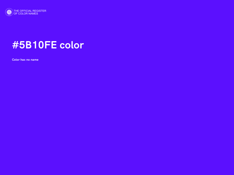 #5B10FE color image