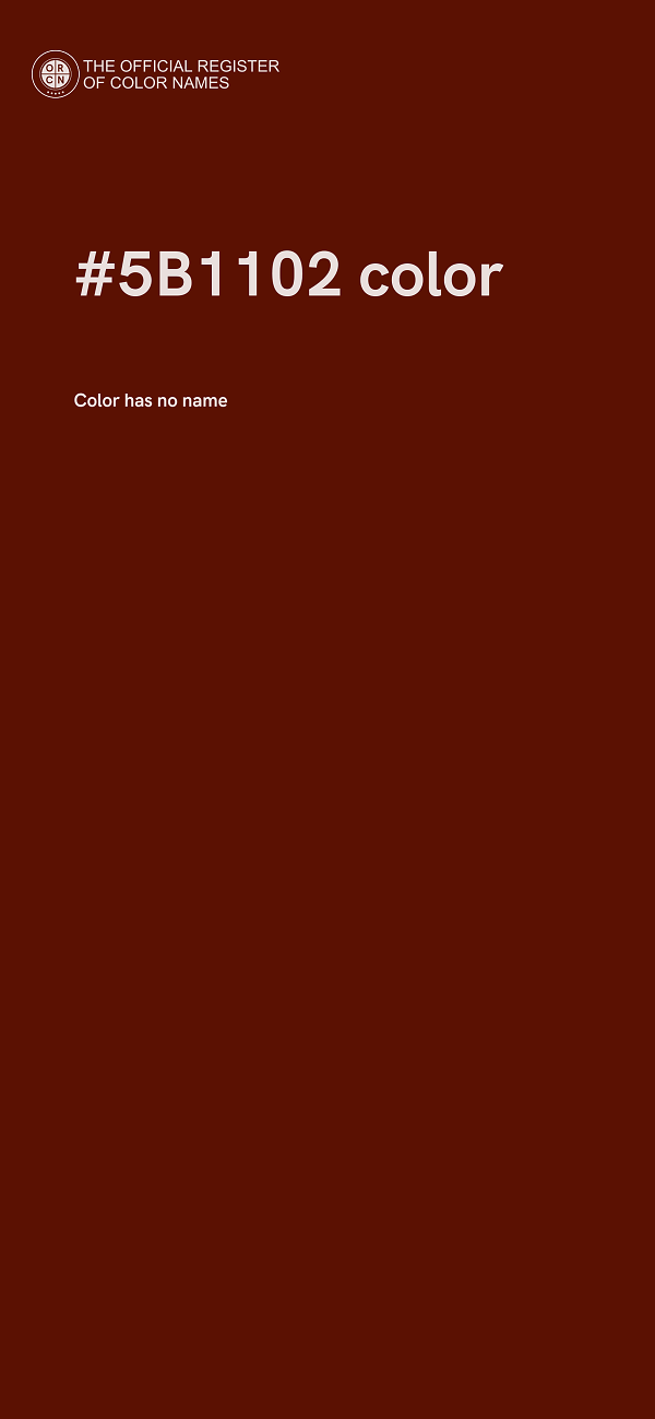 #5B1102 color image