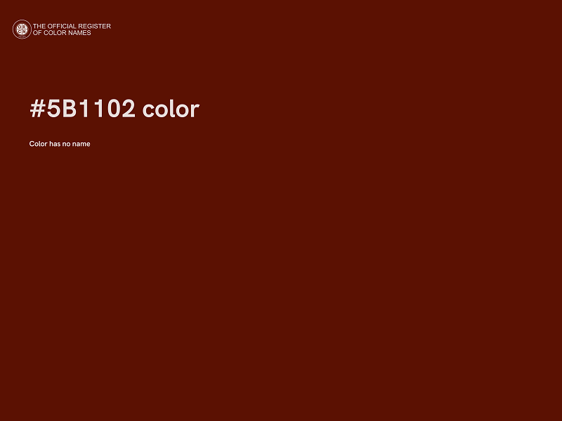 #5B1102 color image