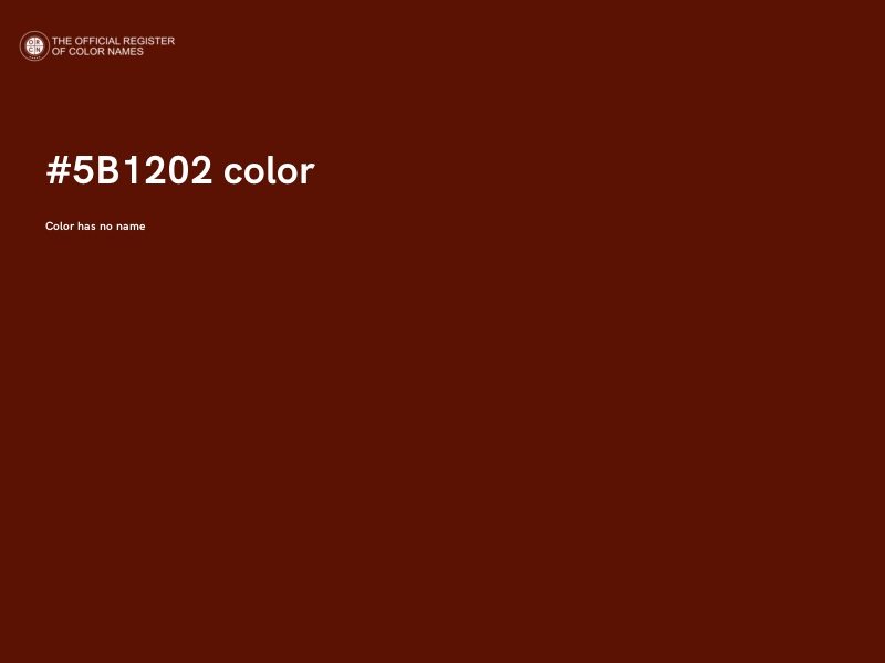 #5B1202 color image