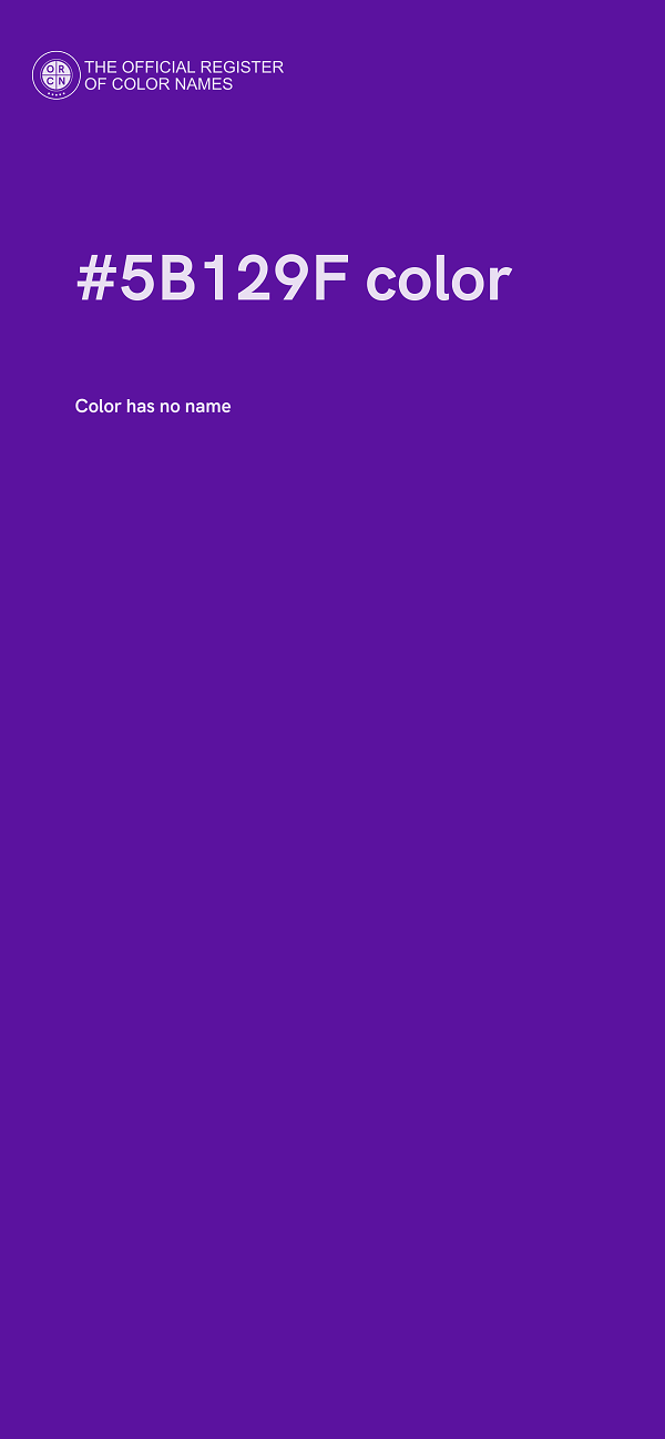 #5B129F color image
