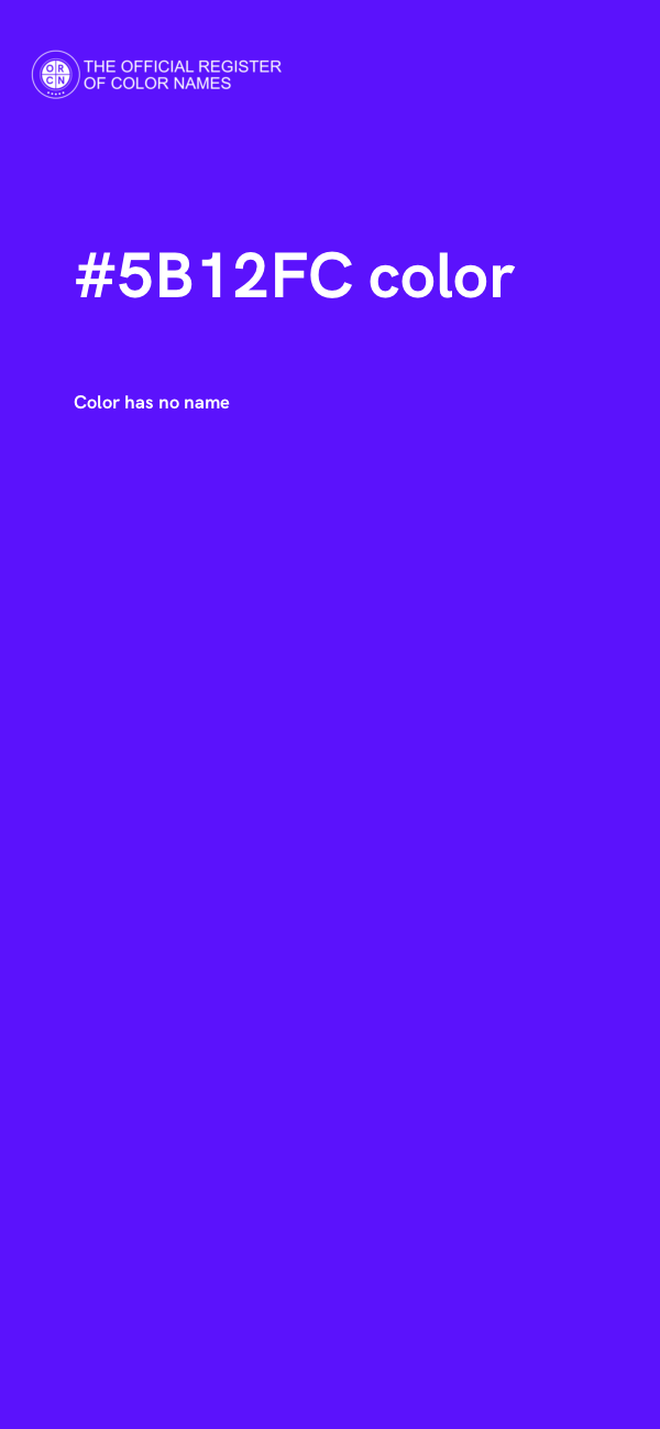 #5B12FC color image