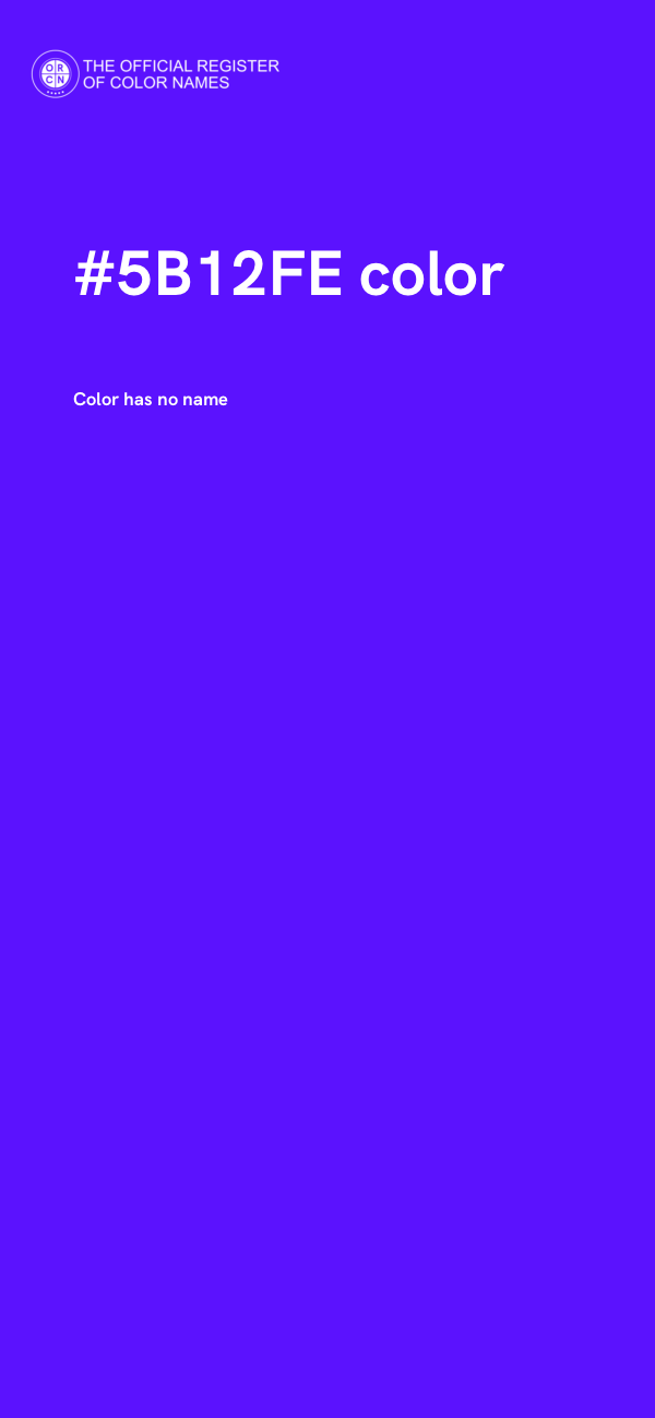 #5B12FE color image