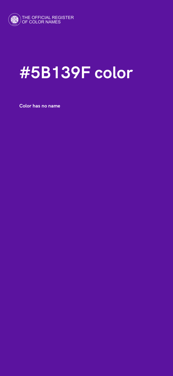 #5B139F color image