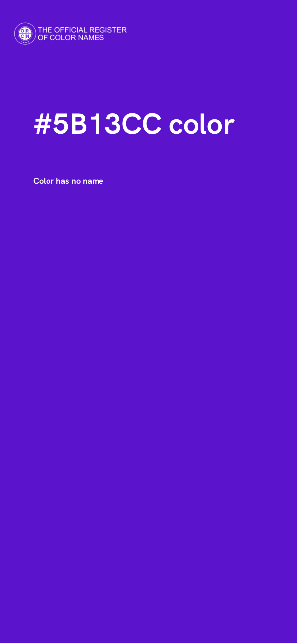 #5B13CC color image