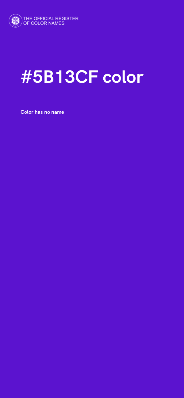 #5B13CF color image