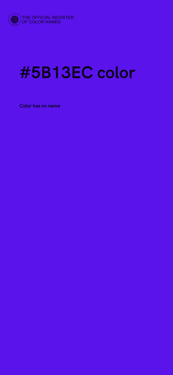 #5B13EC color image