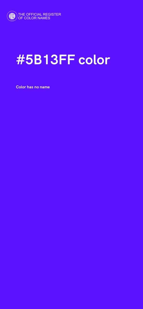 #5B13FF color image