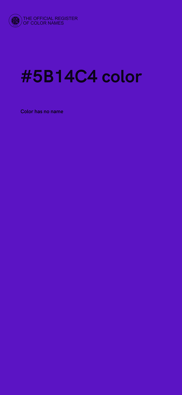 #5B14C4 color image
