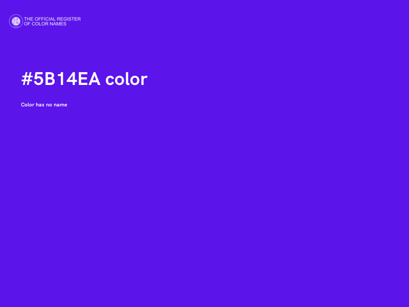 #5B14EA color image