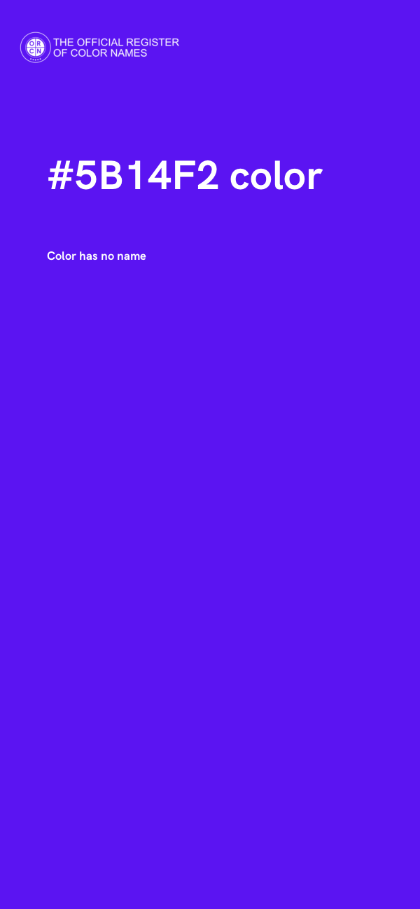 #5B14F2 color image