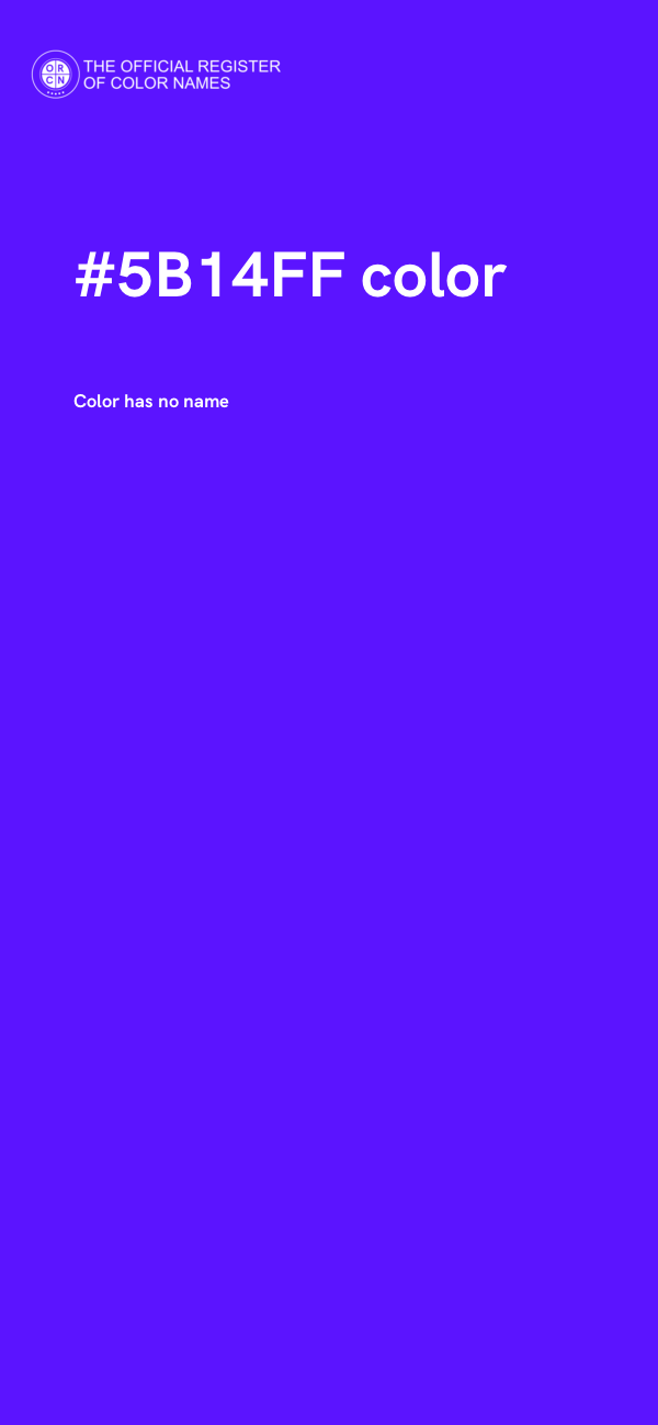 #5B14FF color image