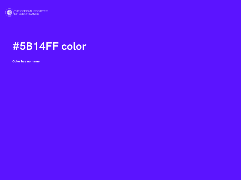 #5B14FF color image