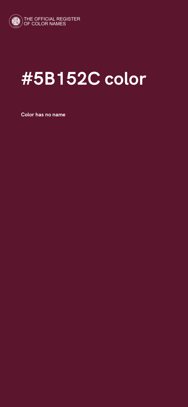 #5B152C color image