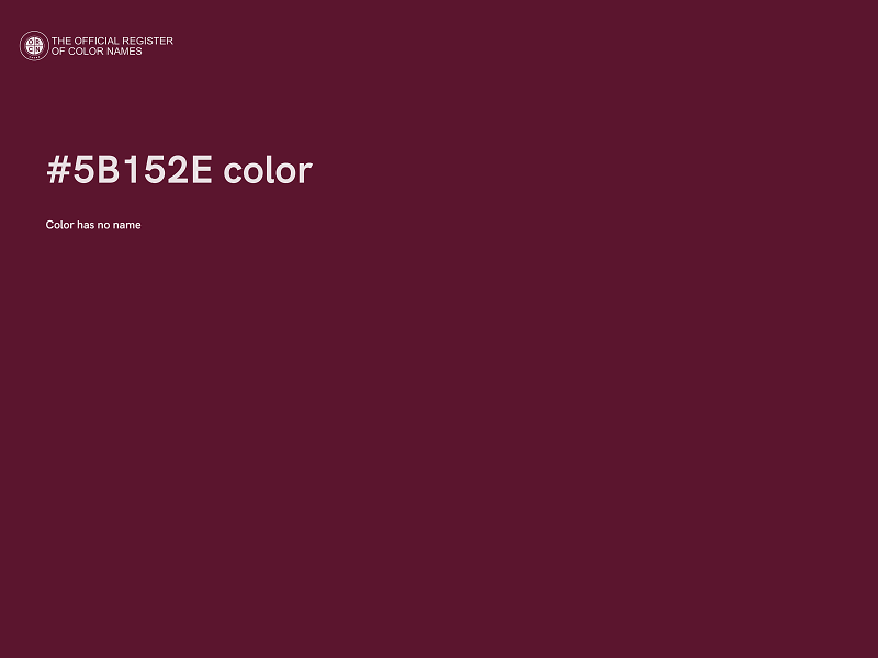 #5B152E color image