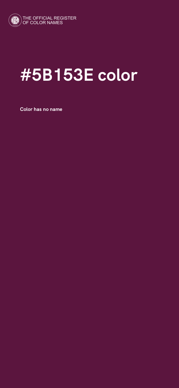 #5B153E color image