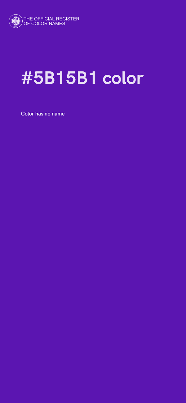 #5B15B1 color image