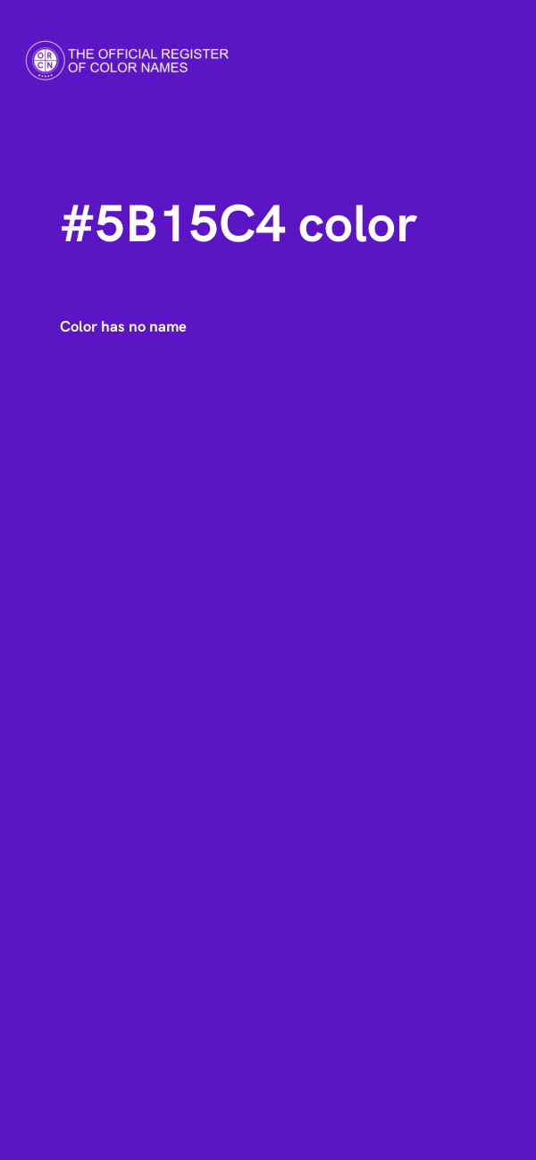 #5B15C4 color image