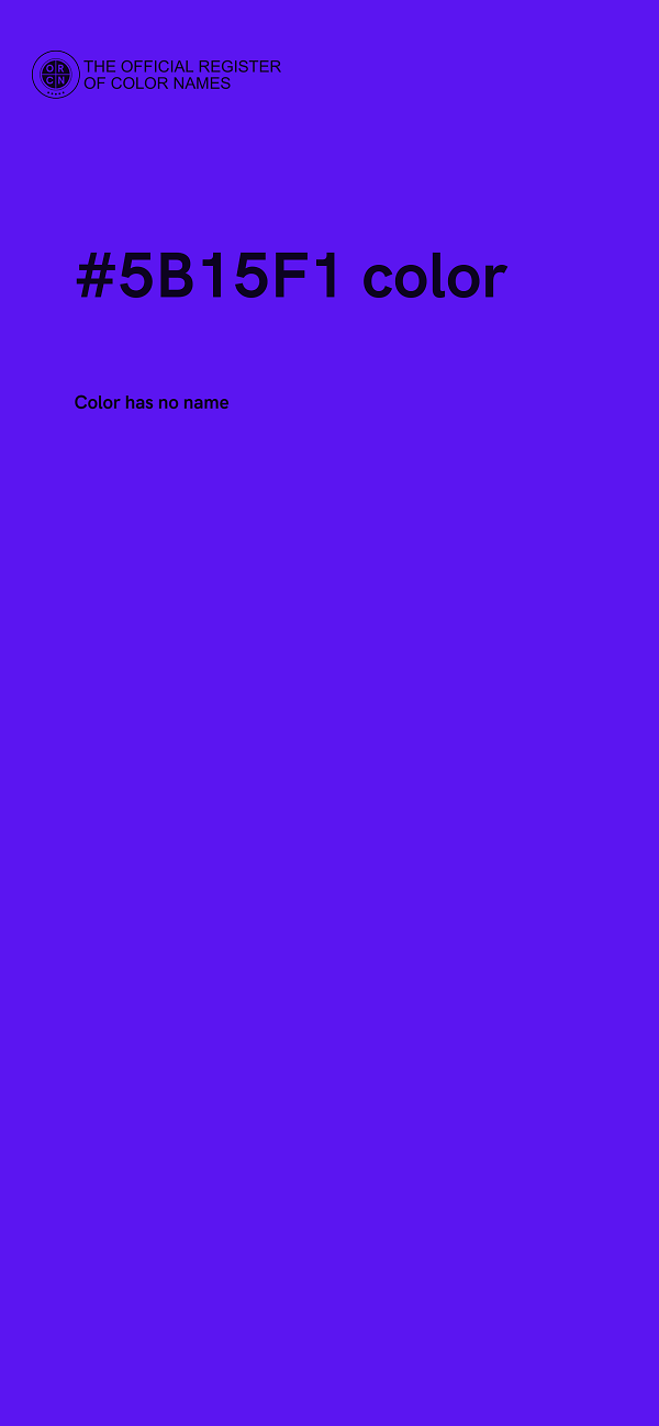 #5B15F1 color image