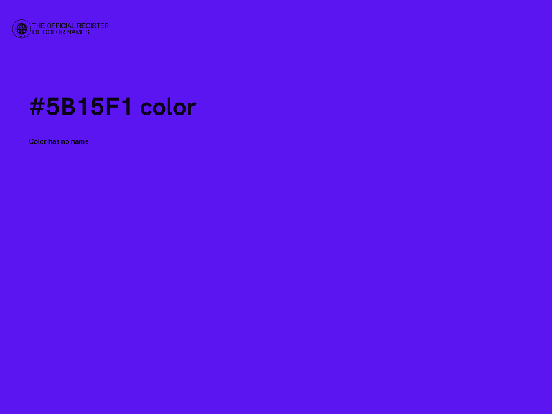 #5B15F1 color image