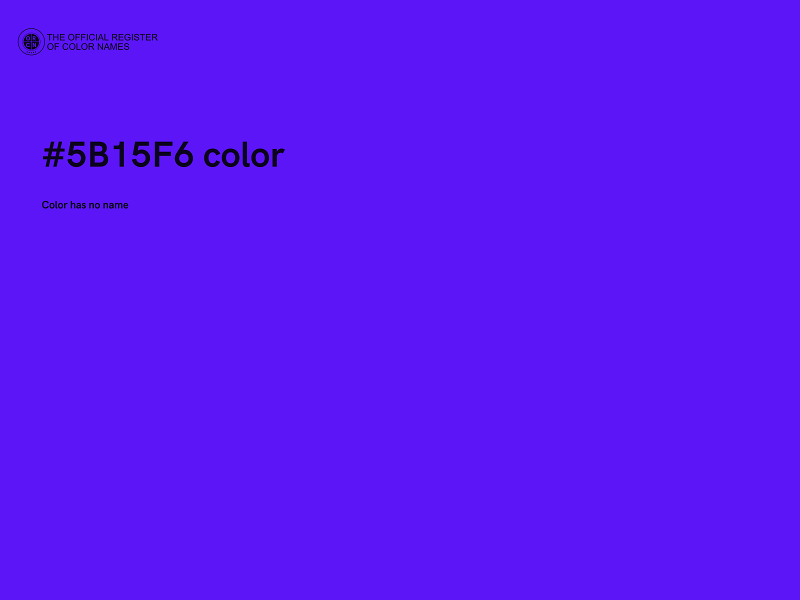 #5B15F6 color image