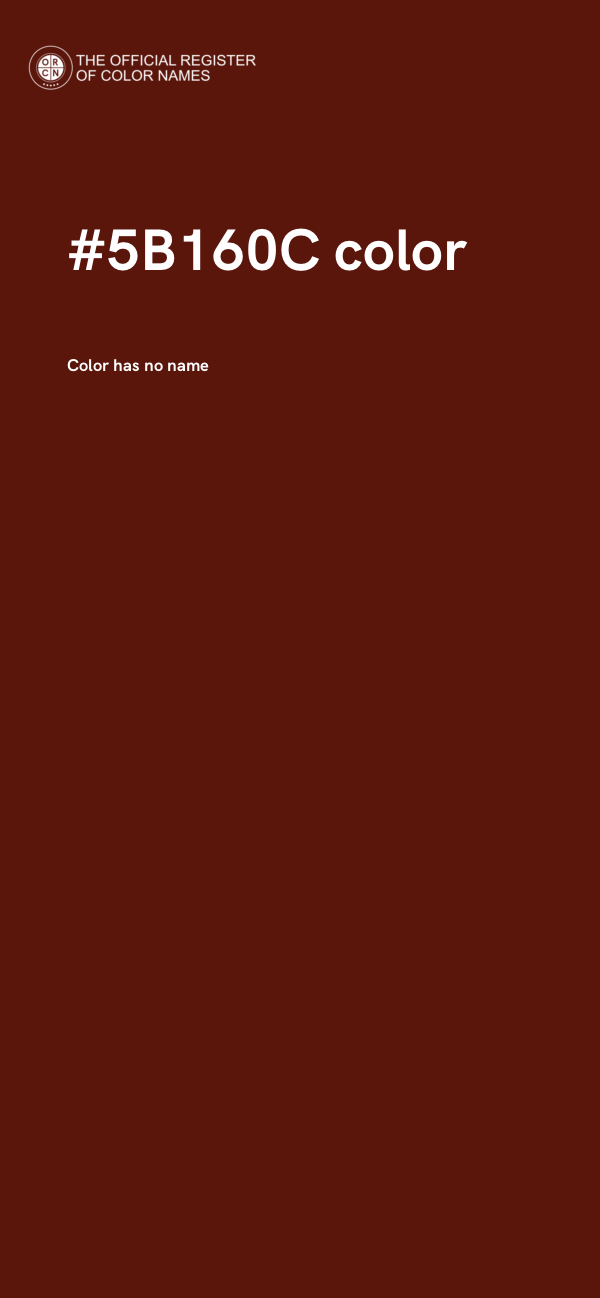 #5B160C color image