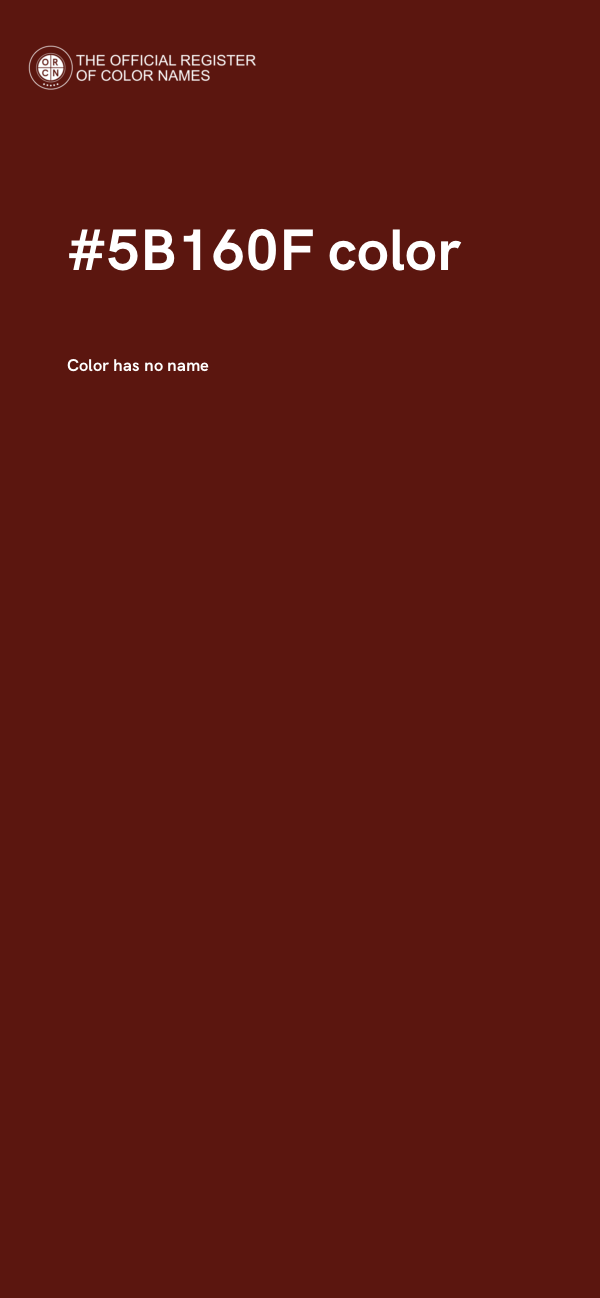 #5B160F color image