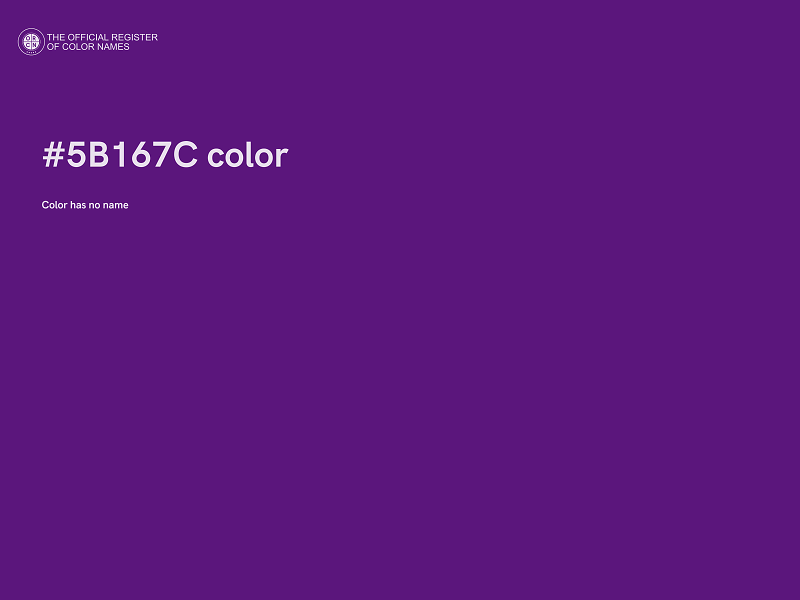 #5B167C color image