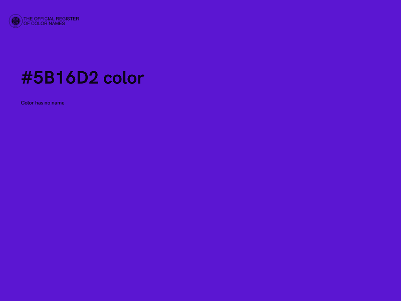 #5B16D2 color image