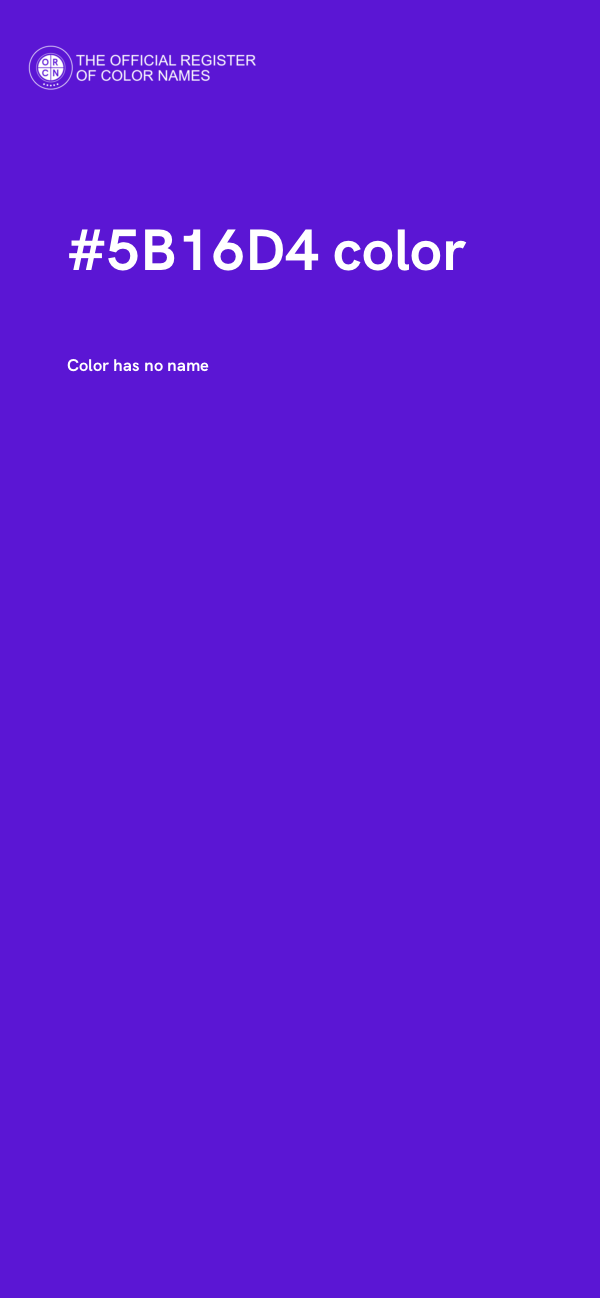 #5B16D4 color image
