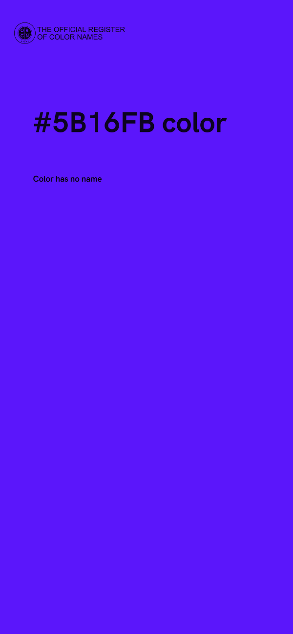 #5B16FB color image