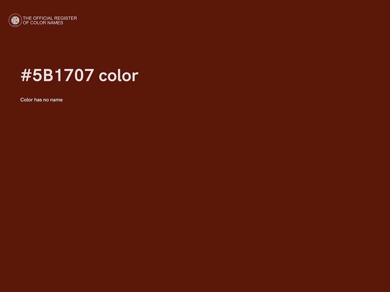 #5B1707 color image