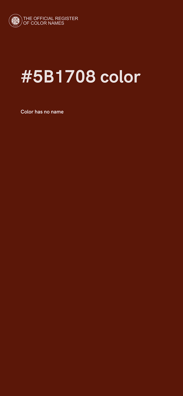 #5B1708 color image