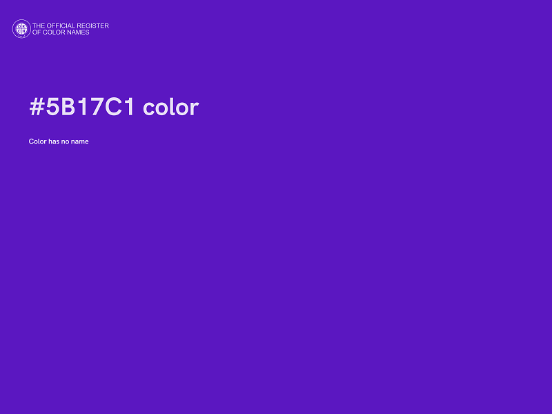 #5B17C1 color image