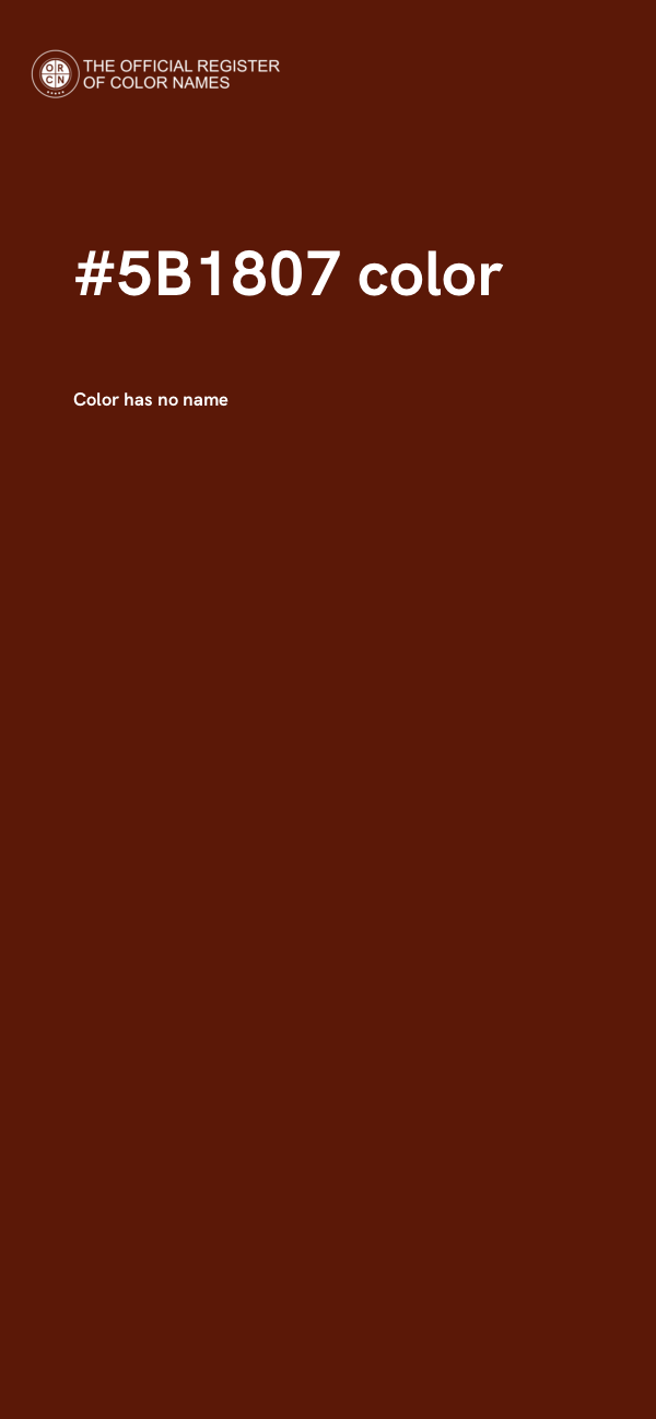 #5B1807 color image
