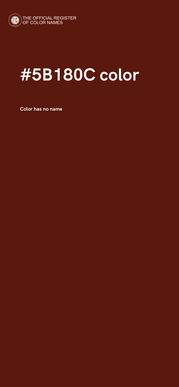 #5B180C color image