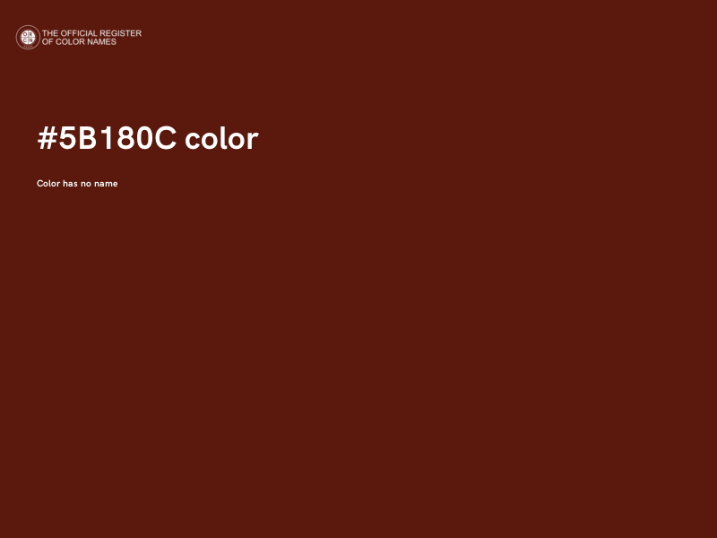 #5B180C color image