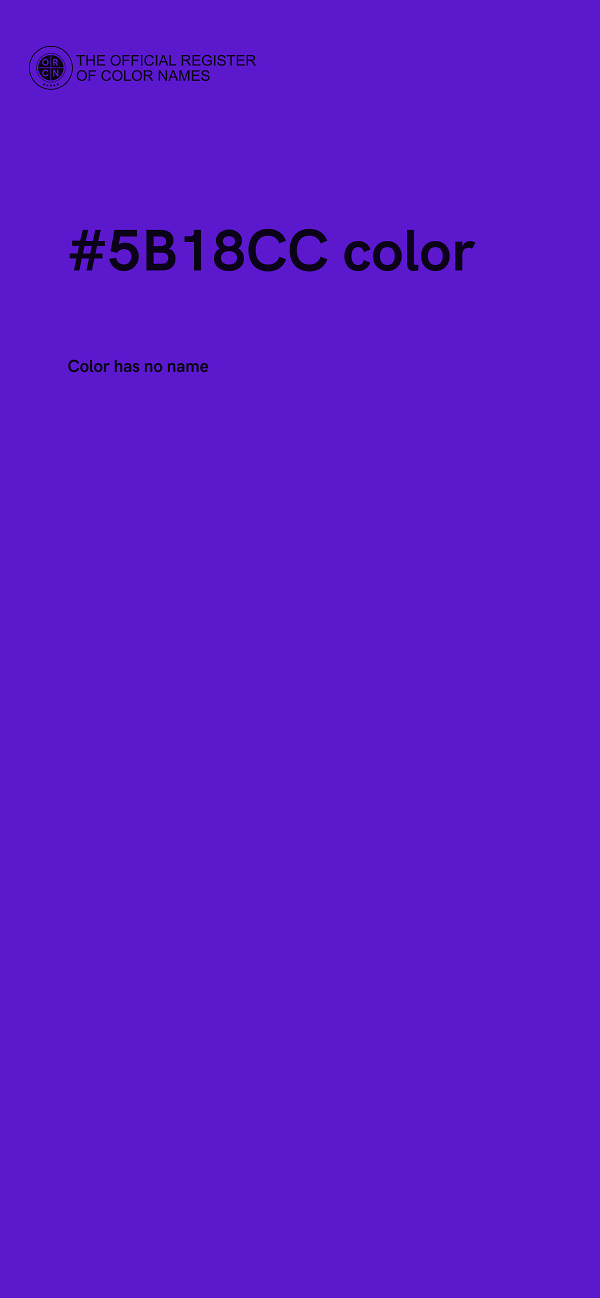 #5B18CC color image