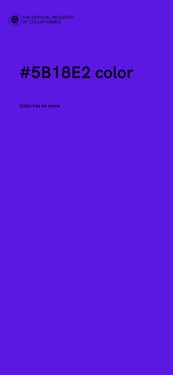 #5B18E2 color image