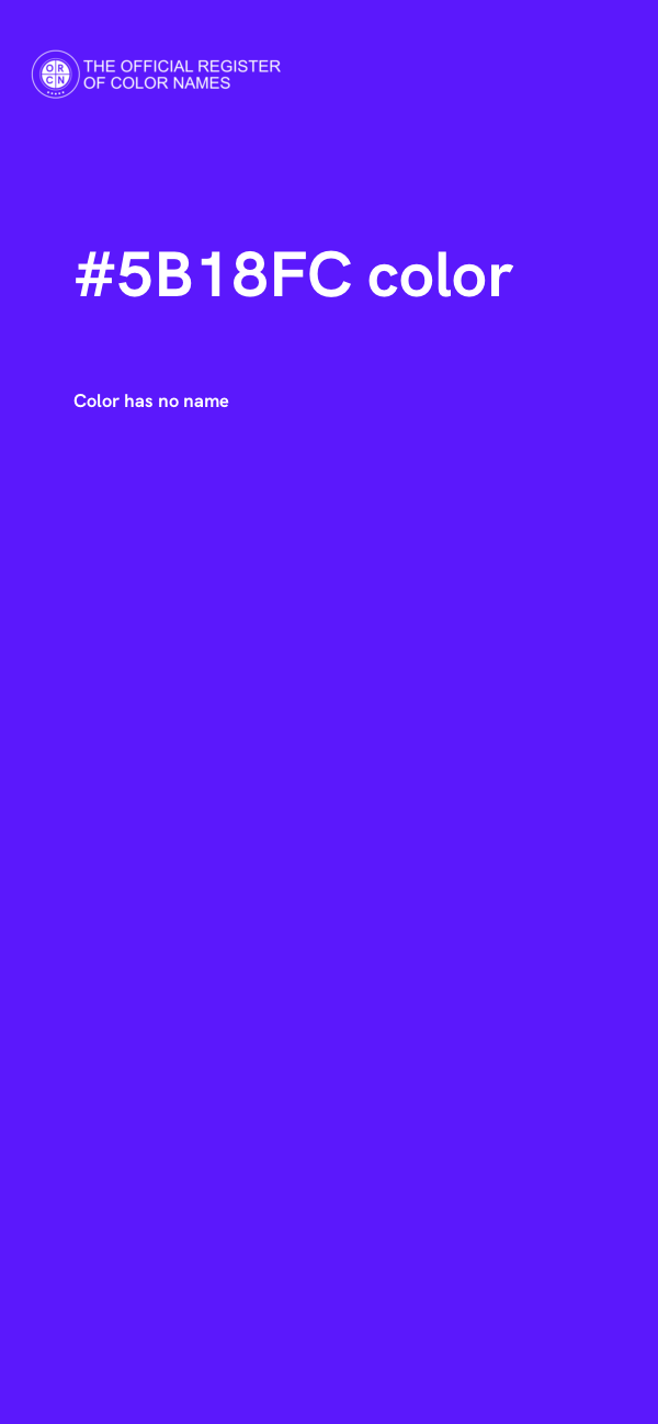 #5B18FC color image