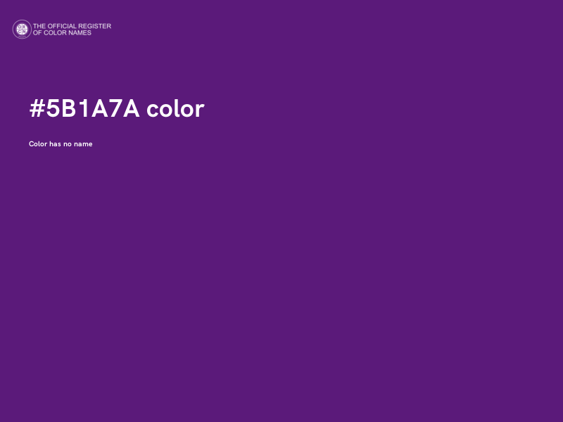 #5B1A7A color image