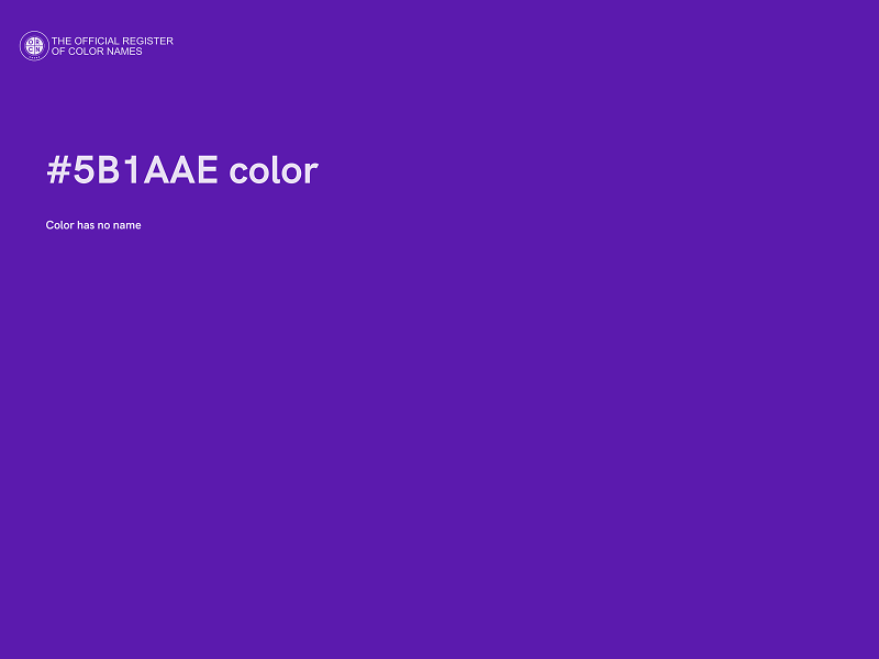 #5B1AAE color image