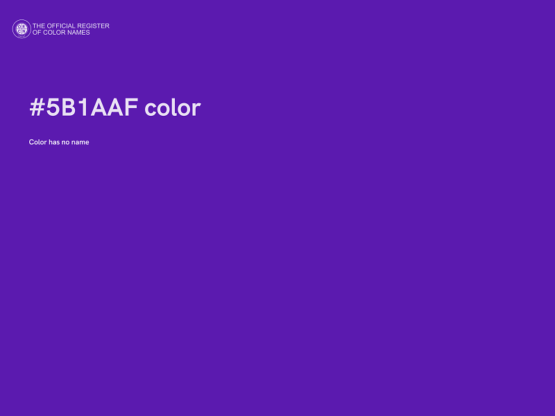 #5B1AAF color image