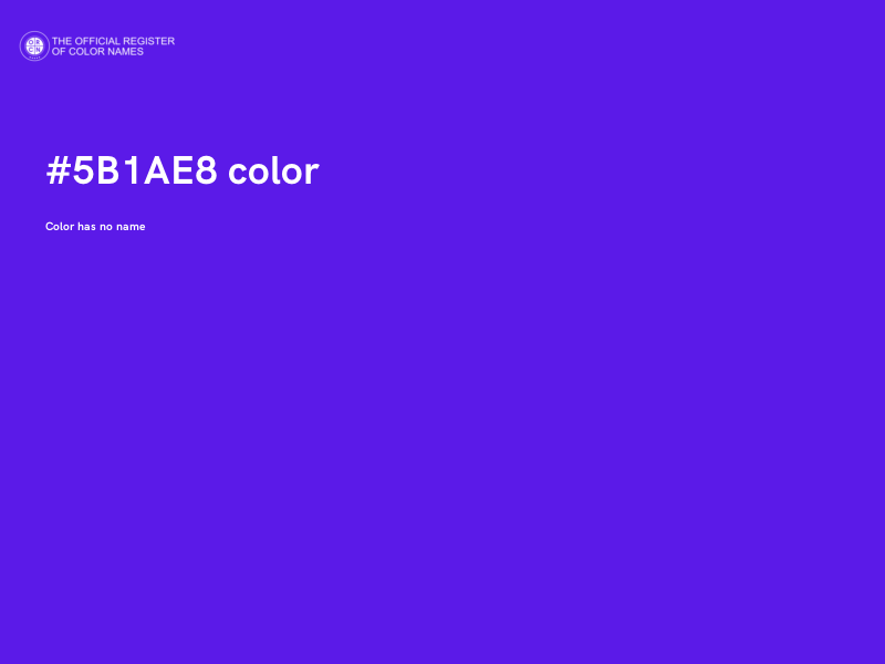 #5B1AE8 color image