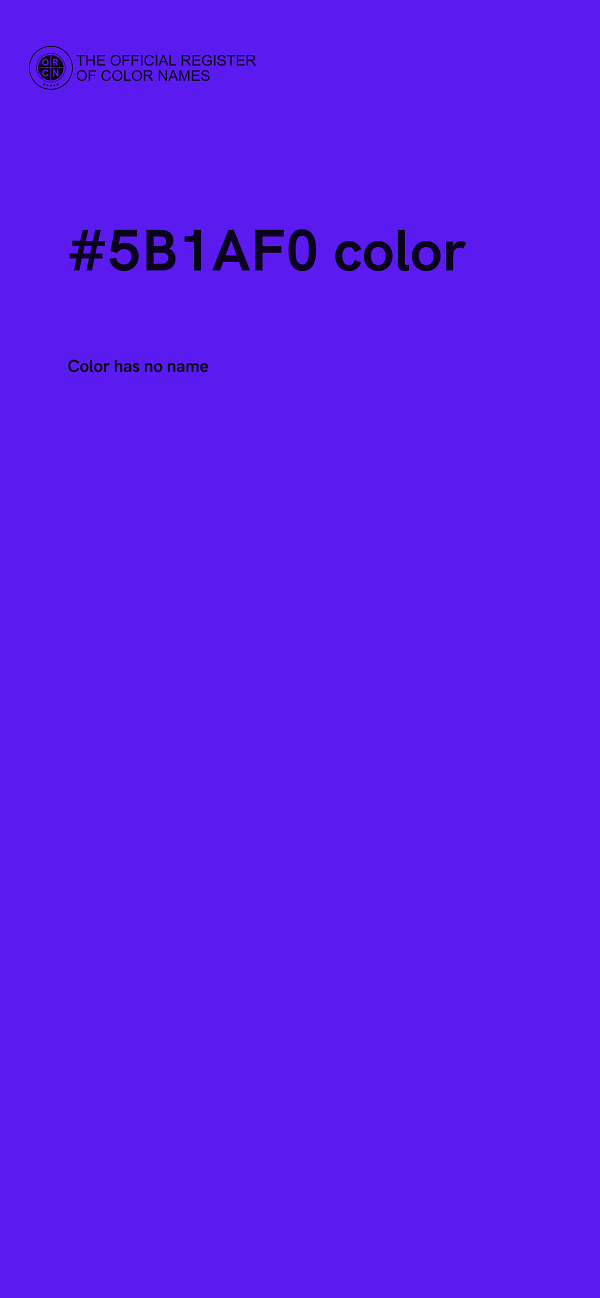 #5B1AF0 color image