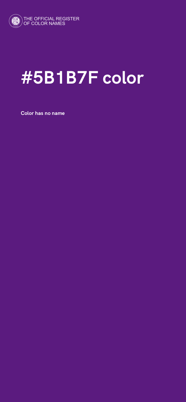 #5B1B7F color image