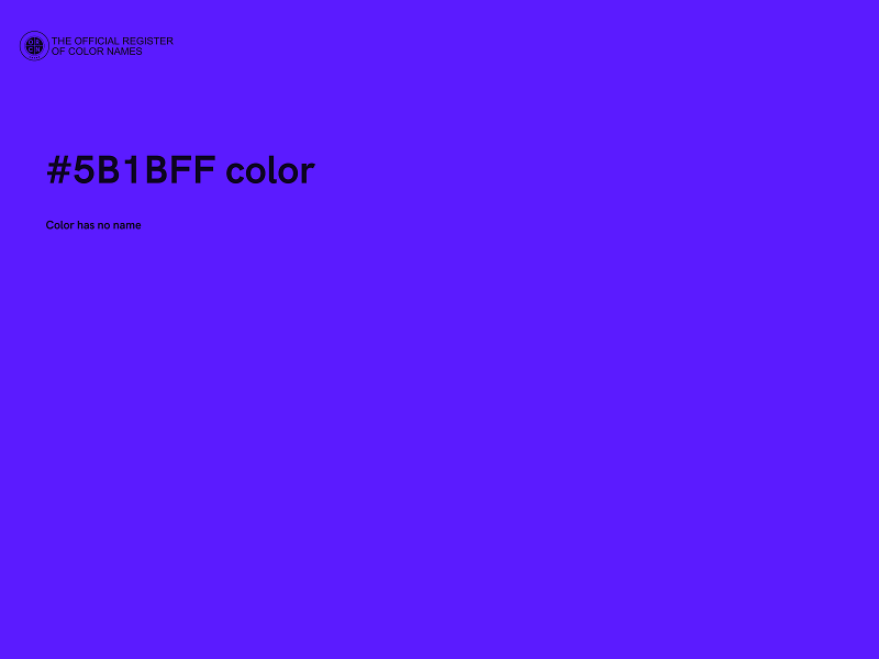 #5B1BFF color image