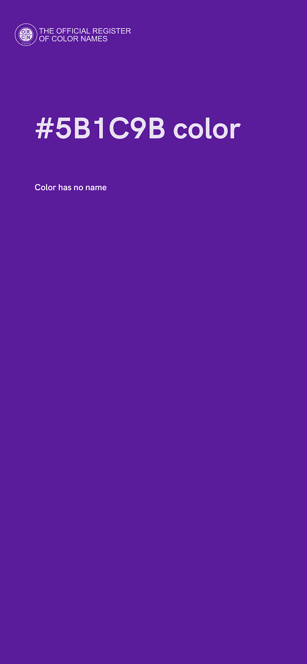 #5B1C9B color image